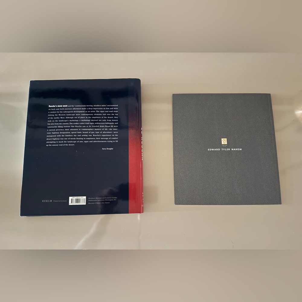 Ed Ruscha Hardcover book, Hirshhorn Museum, MOMA Oxford, Signed, 1st Edition - Picture 2 of 6
